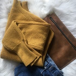 Marigold/mustard turtle neck sweater